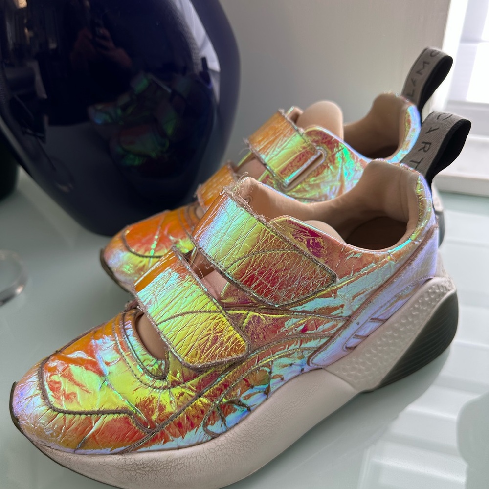 Stella McCartney Iridescent iridescent sneakers woman’s size 6 1/2   - 7 - Picture 12 of 16